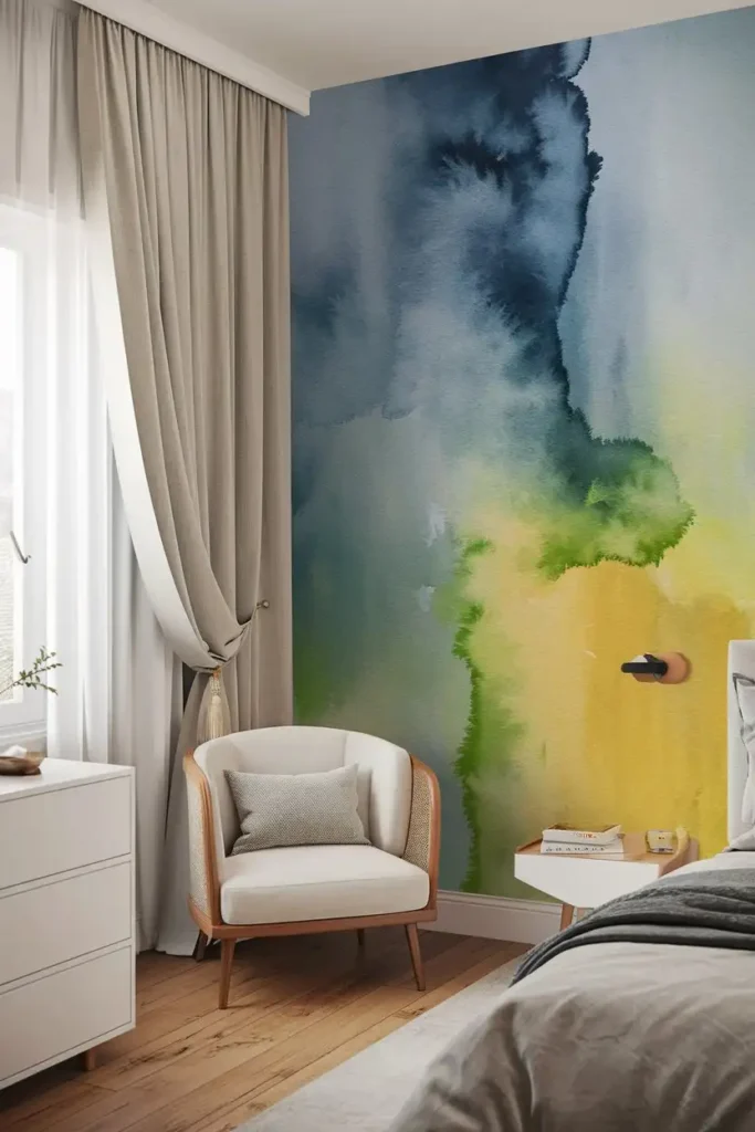 Abstract Watercolor Effect