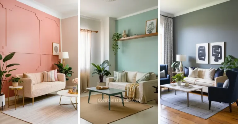 Accent Wall Colors for a Peaceful Living Room