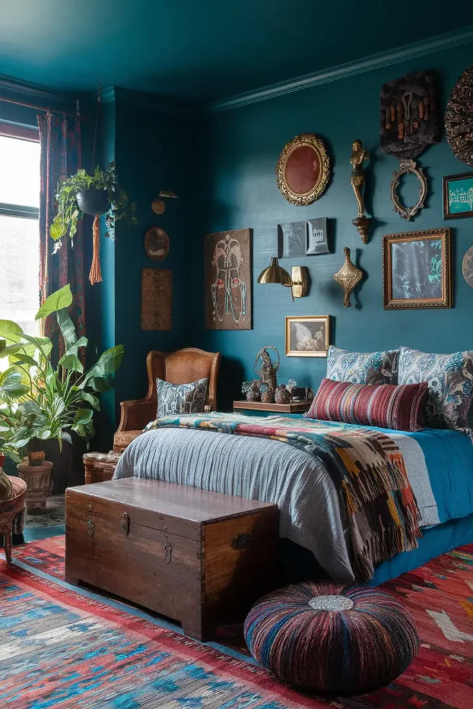 Bohemian Blue Bedroom ideas