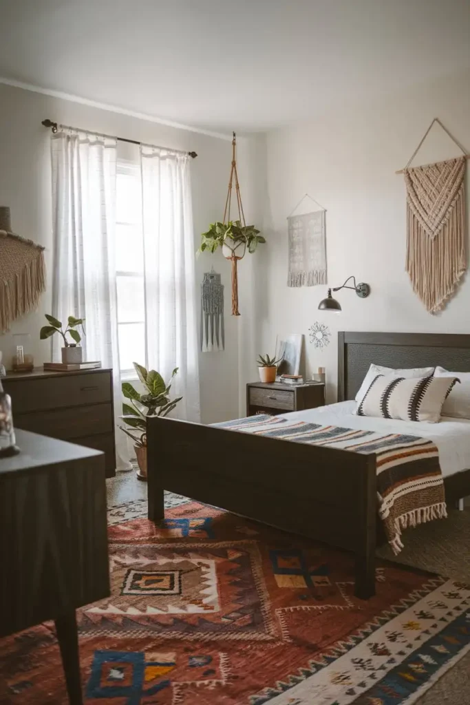 Boho Dark Wood Accents