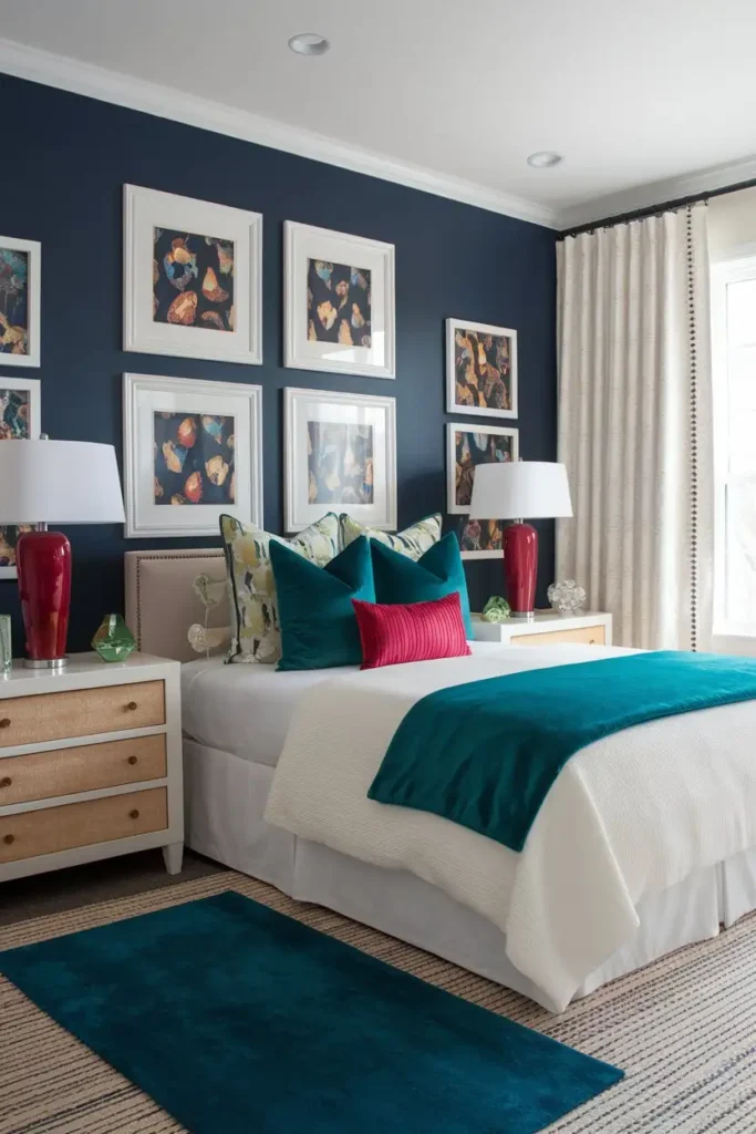 Bold Jewel Tone Accents for Rich Whimsy
