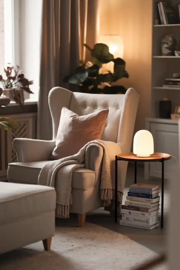 Book Nook - Hygge Living Room Ideas