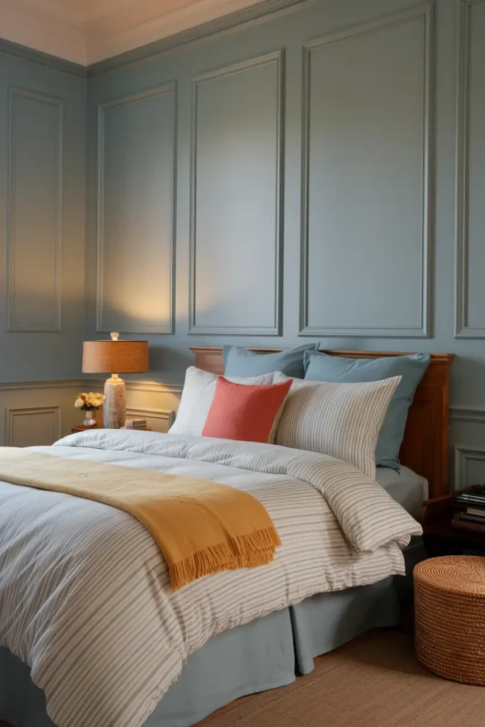 Classic Blue Bedroom