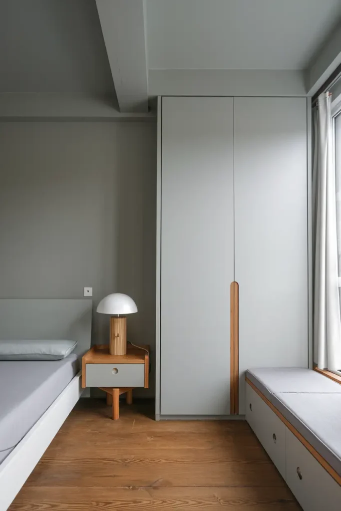 Cloud Gray best colors for a minimalist bedroom