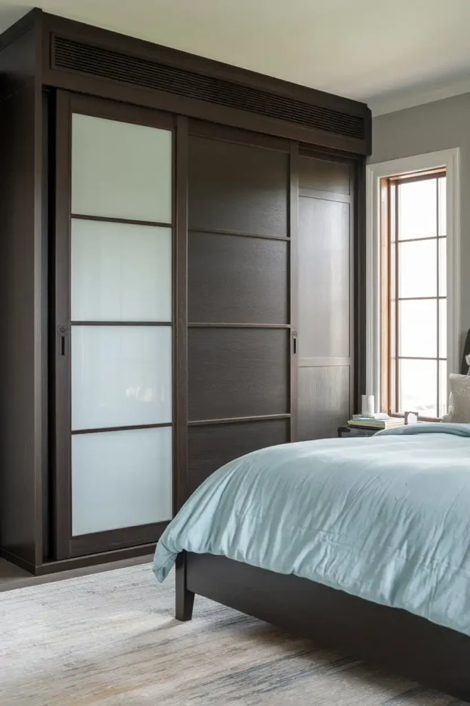 Dark Wood Wardrobe