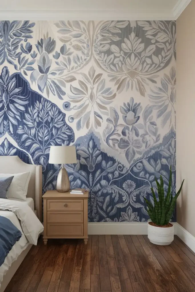 Hang Patterned Wallpaper 