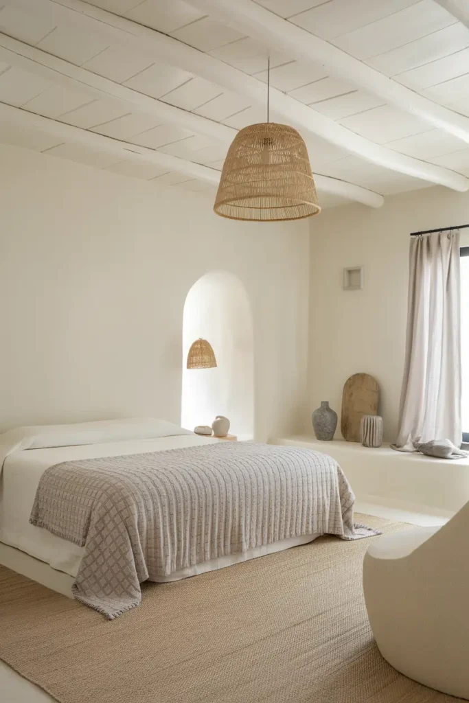 Ivory White - best colors for a minimalist bedroom