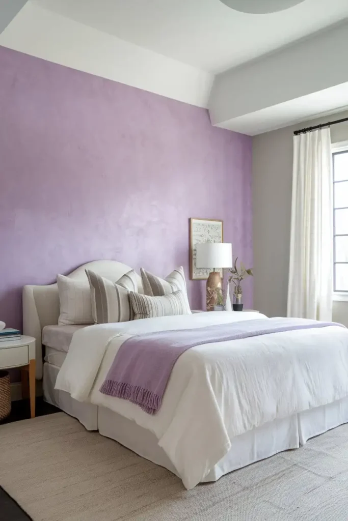 Lavender Accent Wall