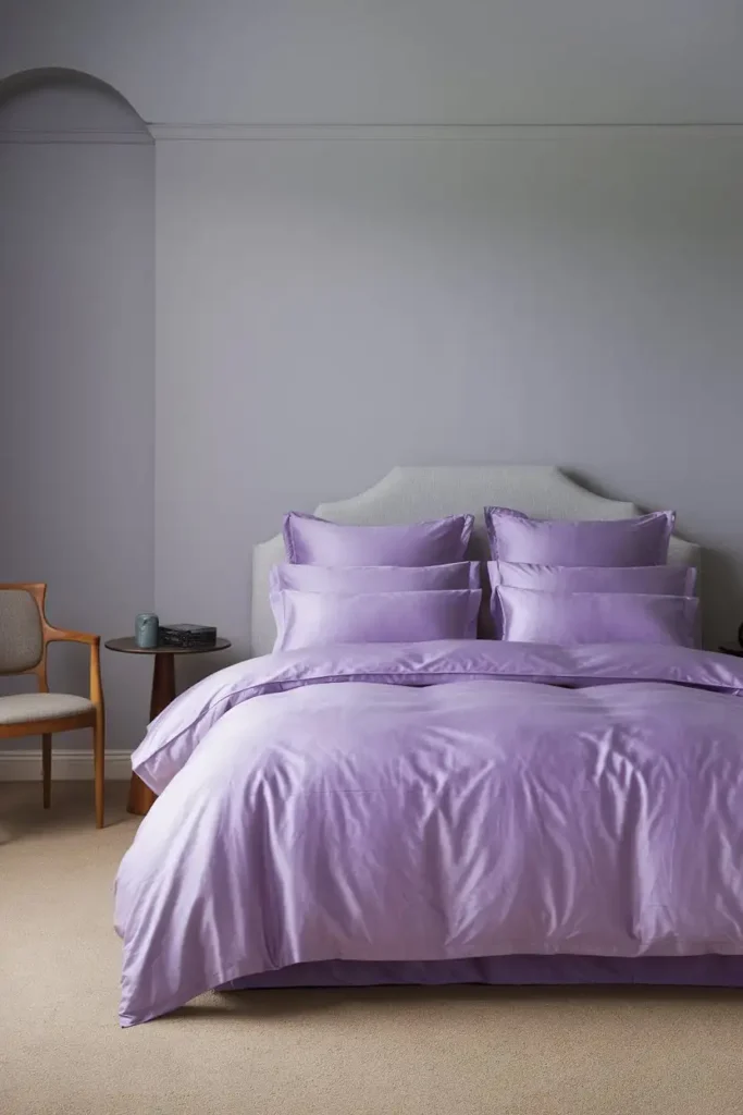 Lavender-Colored Bedding
