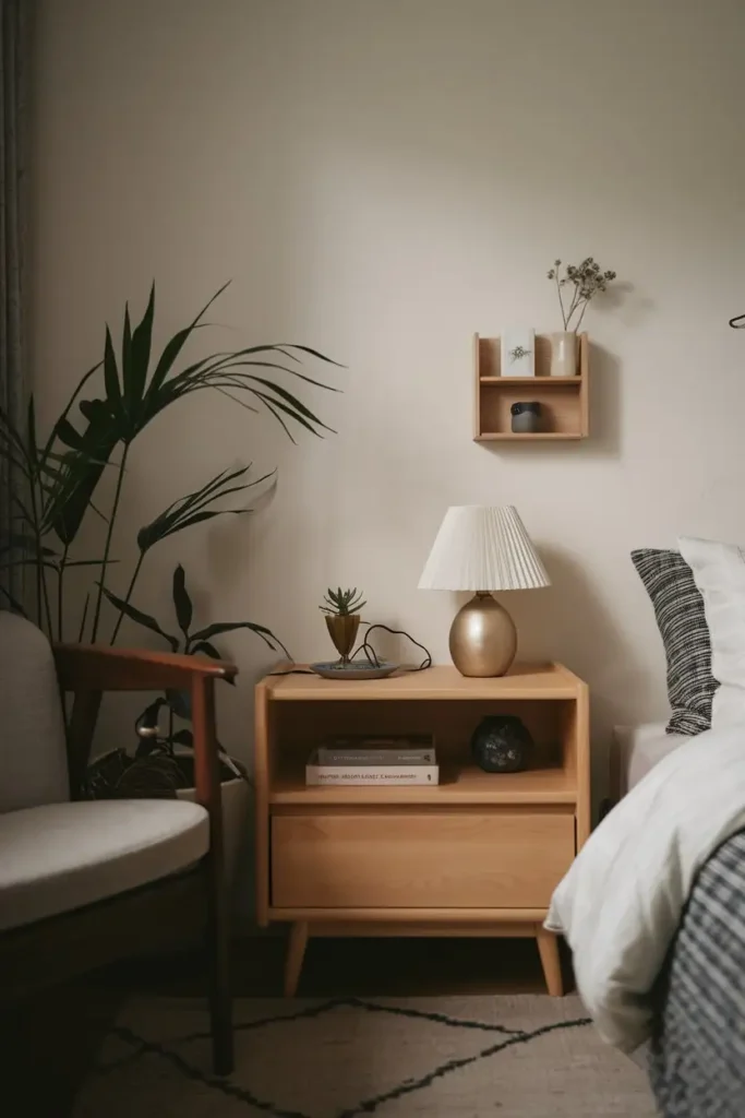 Minimal Nightstand with Storage