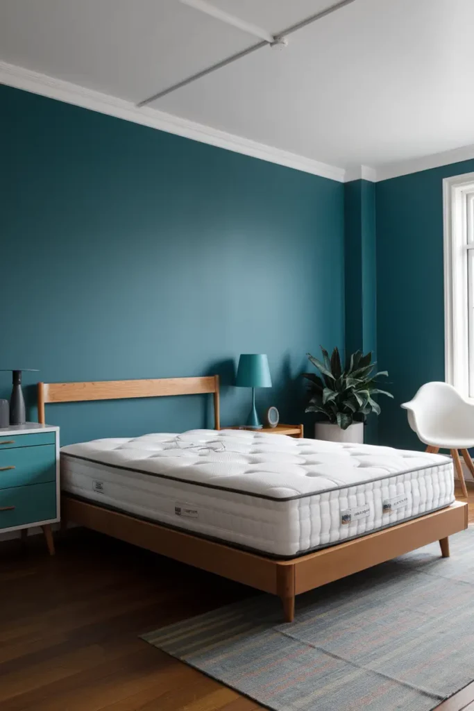 Modern Moody Blue Bedroom ideas