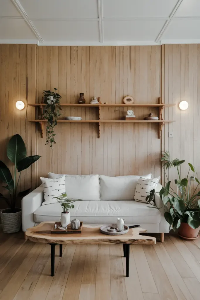Natural Wood Paneling