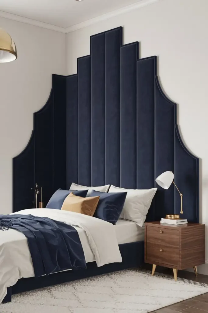 Navy Blue Accent Corner