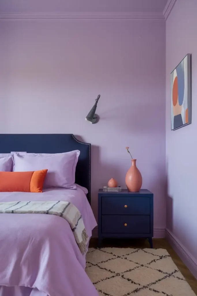 Navy & Tangerine
