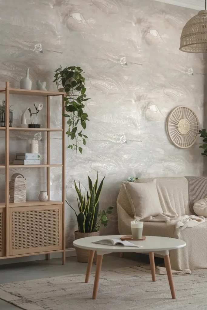 Neutral Wallpaper With Texture