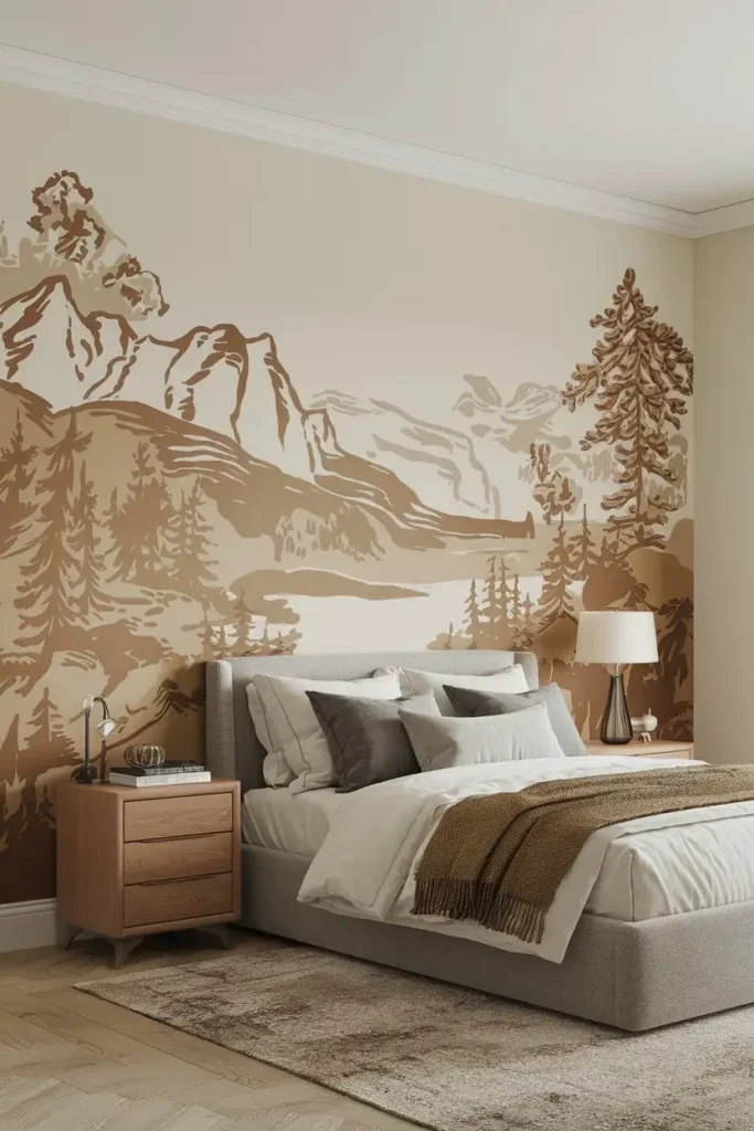 Paint a Mural - accent wall bedroom ideas