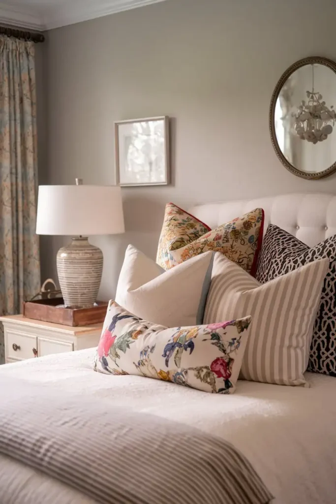 Pattern-Rich Pillow Layers for Extra Coziness