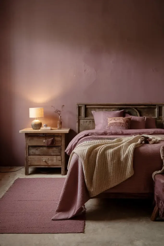 Rustic Mauve Retreat