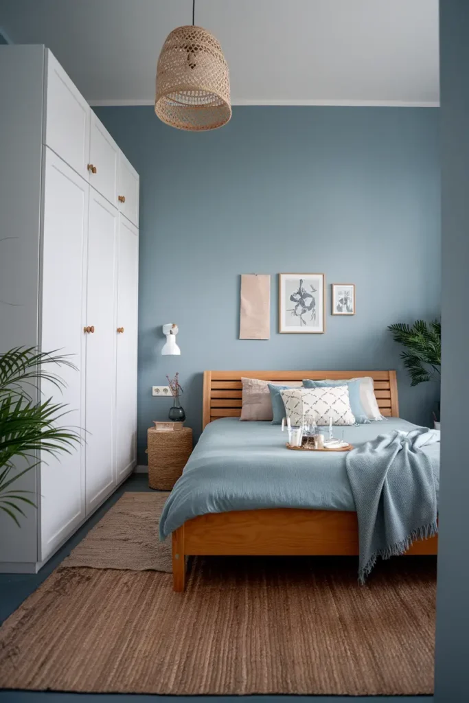 Scandinavian Blue Bedroom ideas