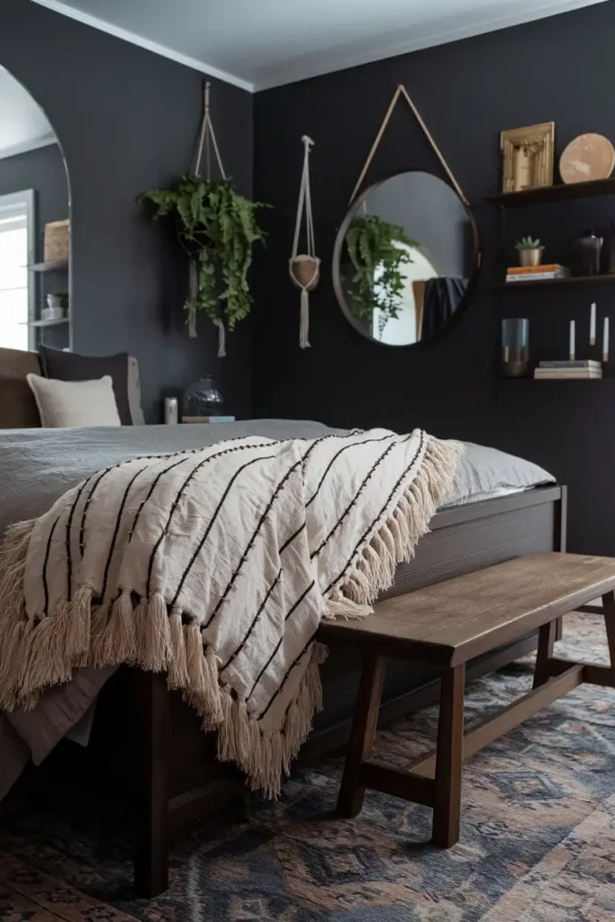 Textured Throws with Fringe