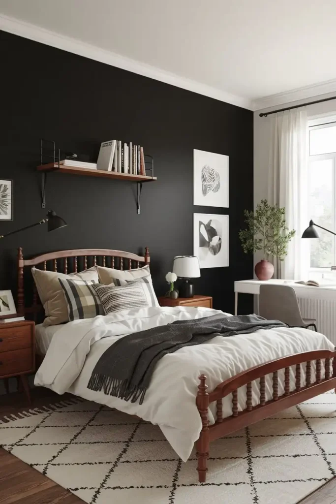 Try a Black Accent Wall