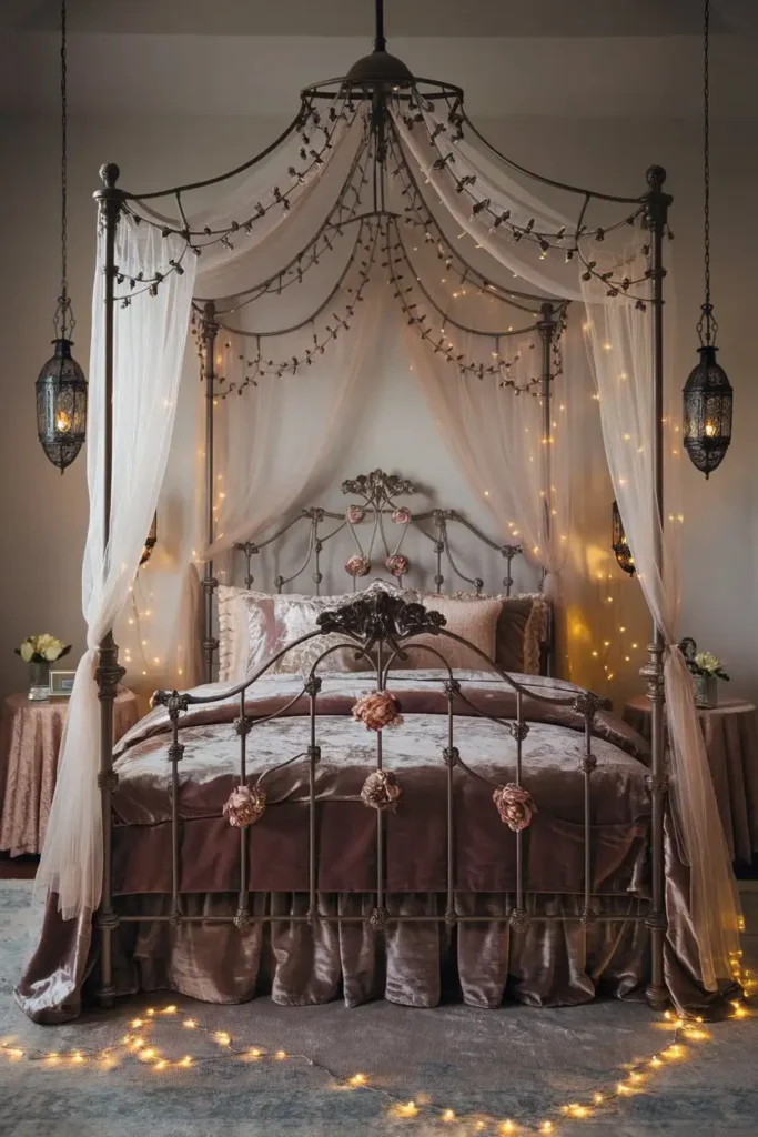 Victorian Metal Canopy for an Enchanted Look