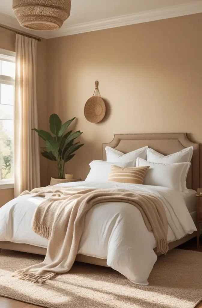 bedroom paint color creamy nougat