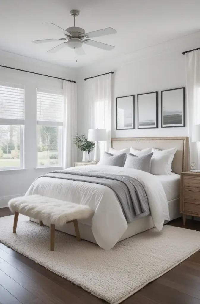 bedroom paint color crispe white