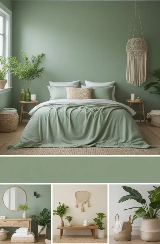 bedroom paint color sage green