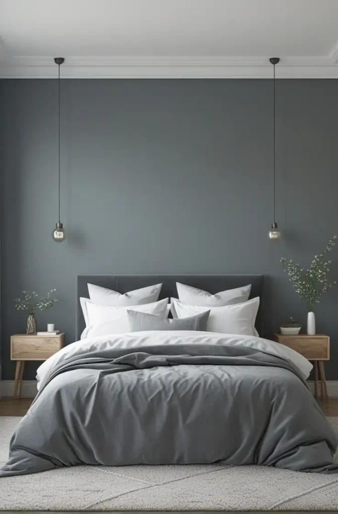 bedroom paint color slate gray