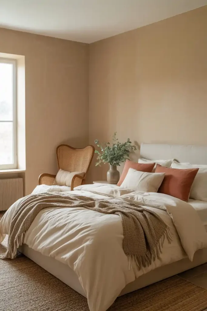 bedroom paint color warm beige