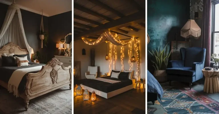 dark boho bedroom ideas