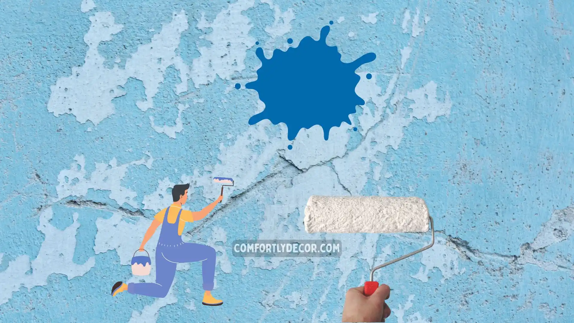 how to fix paint scratches on wall