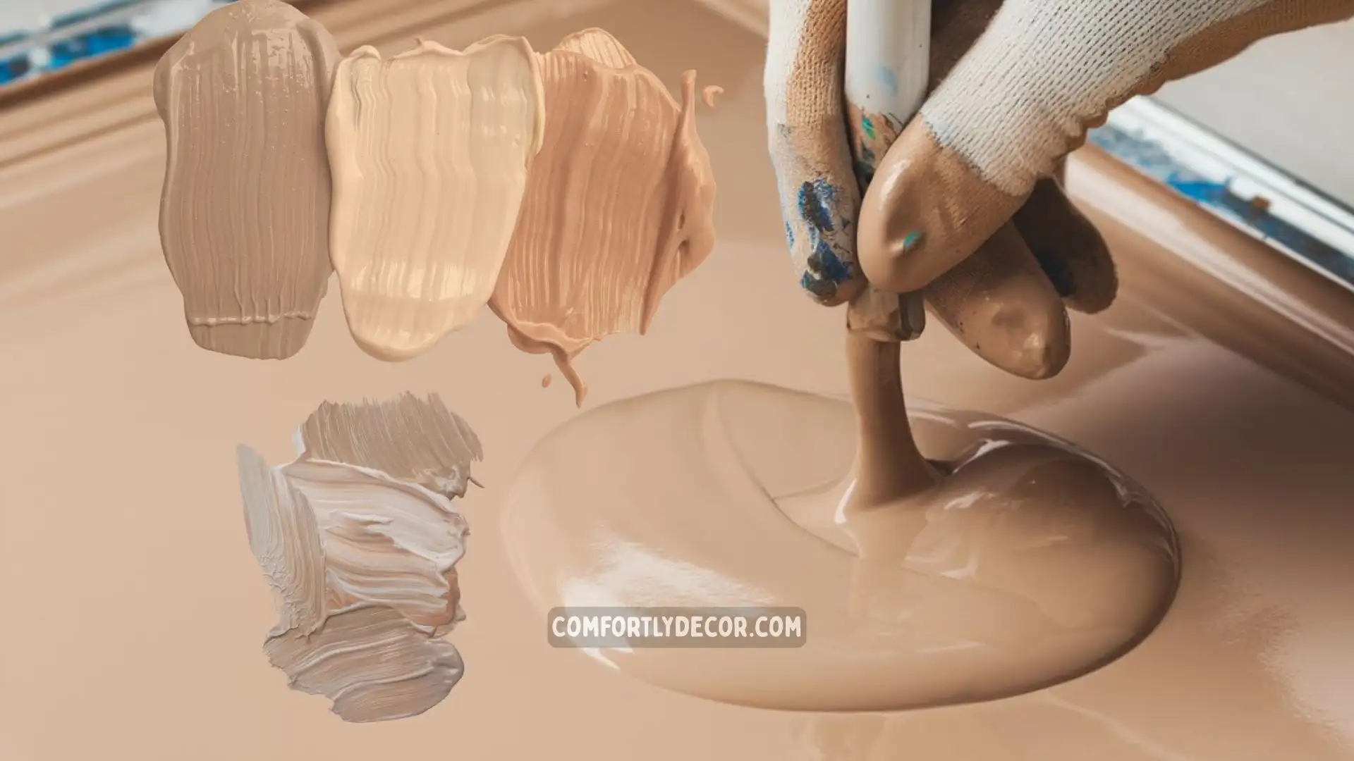 how to make beige color paint