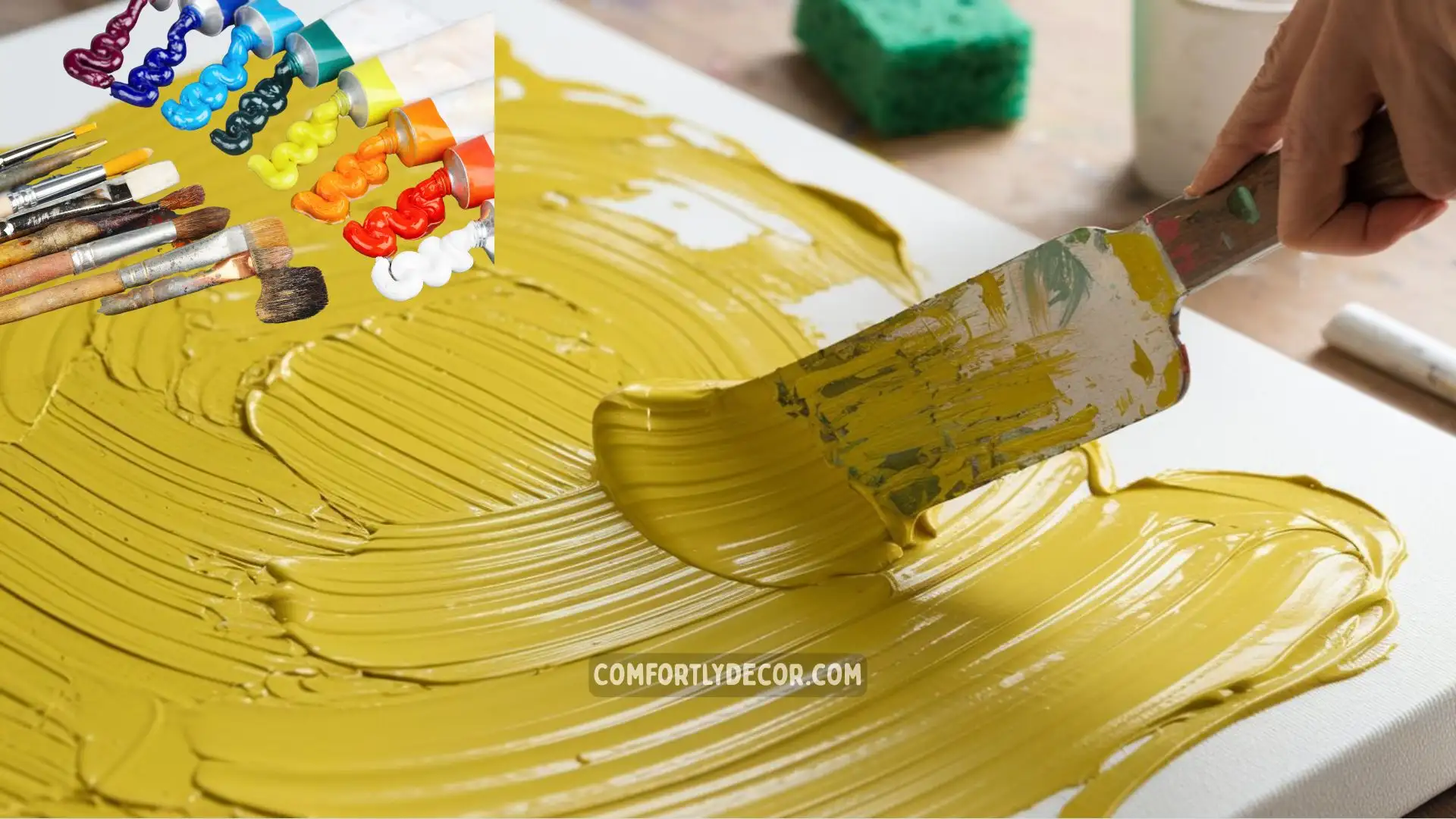 how to make yellow with acrylic paint