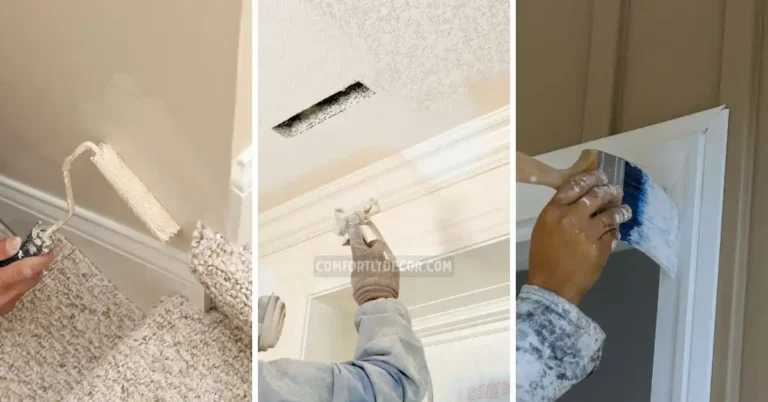 how to paint crown molding on wall
