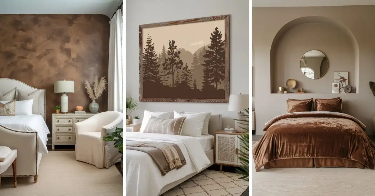 mocha tones for a cozy bedroom
