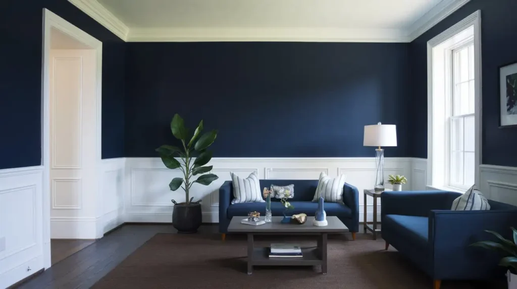 paint room with two colors