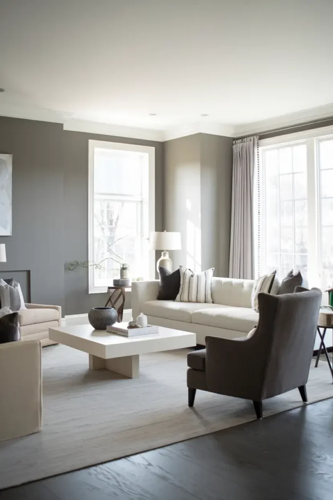 Agreeable Gray by Sherwin-Williams-best paint colors for living room