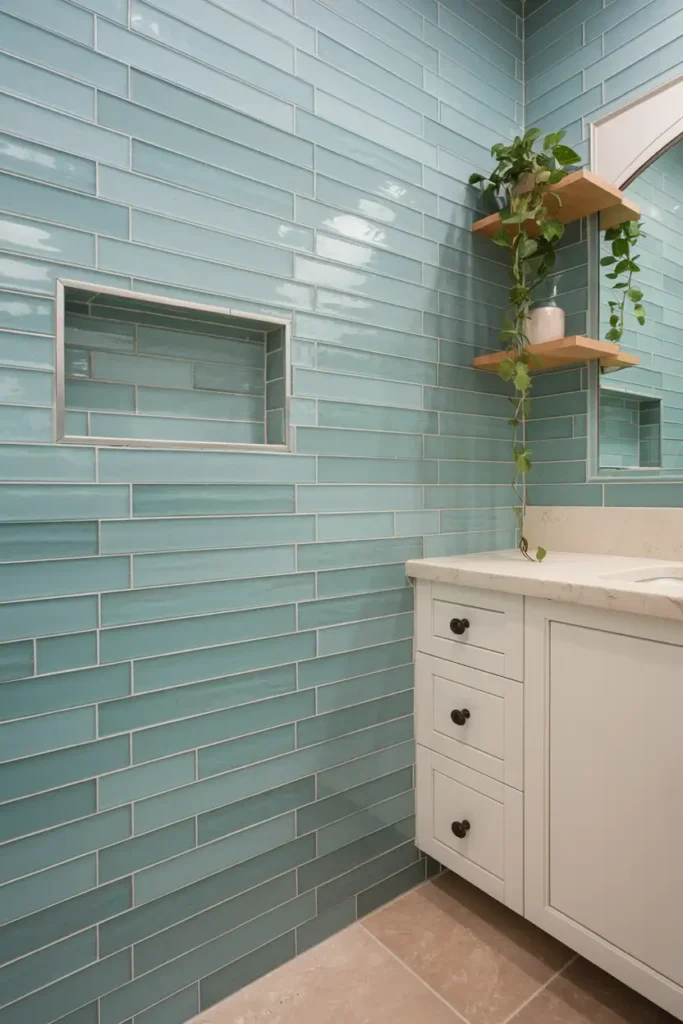 Aqua Glass Tiles