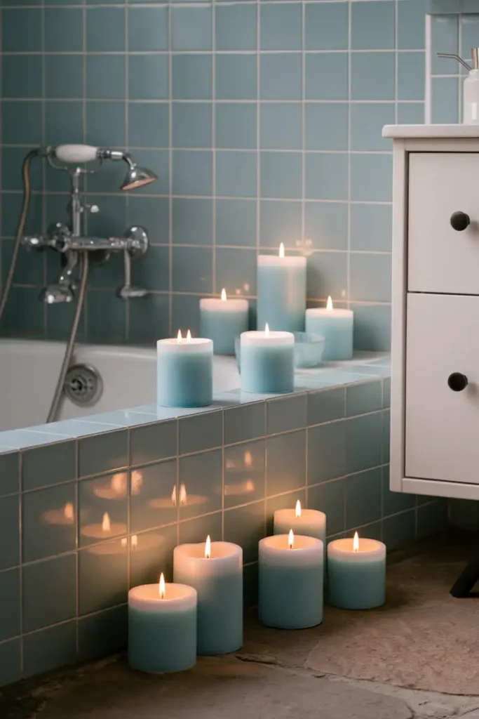 Arctic Blue Candles