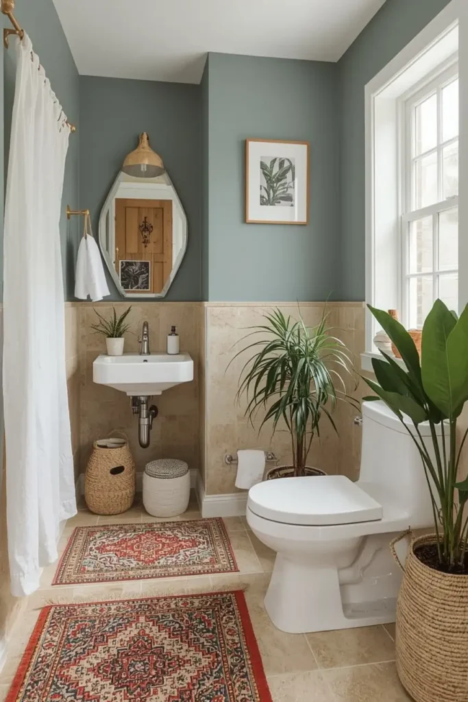 Bohemian Eclectic-popular bathroom styles