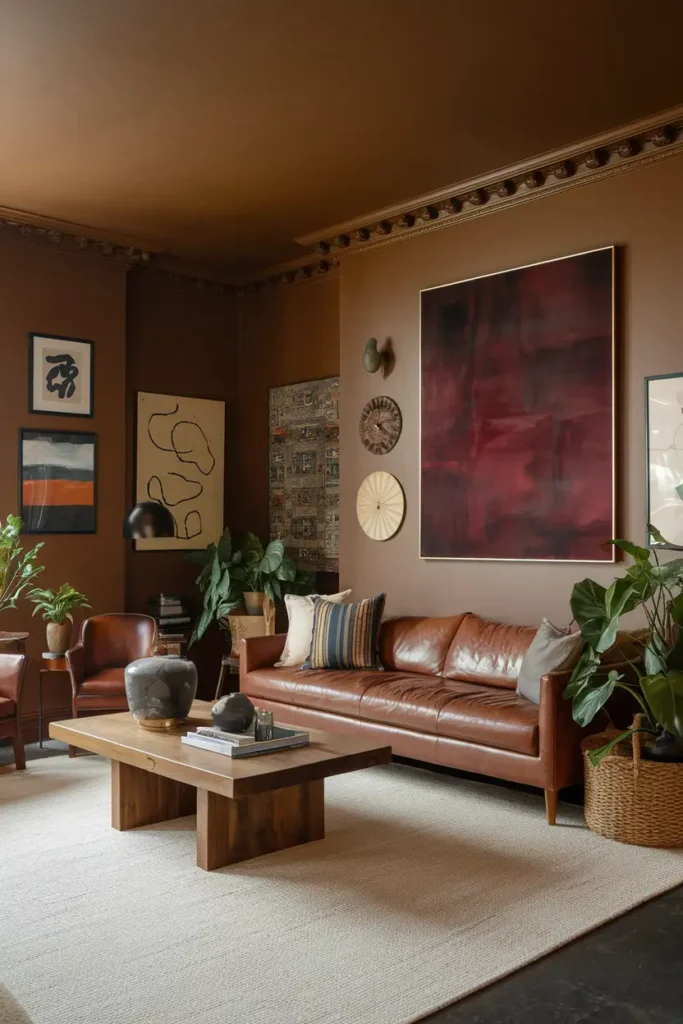 Bronze - warm paint colors for living room