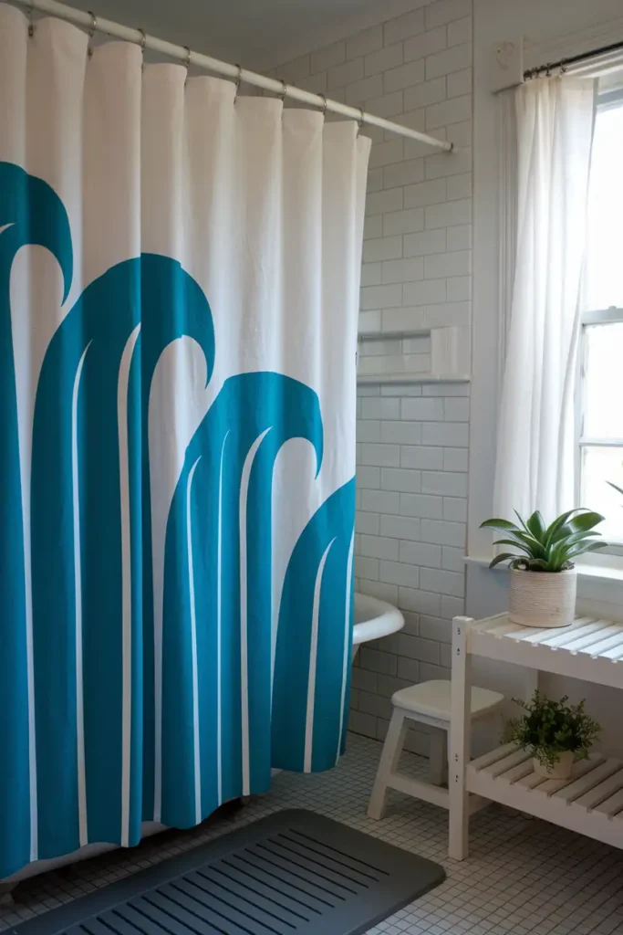 Cerulean Shower Curtain