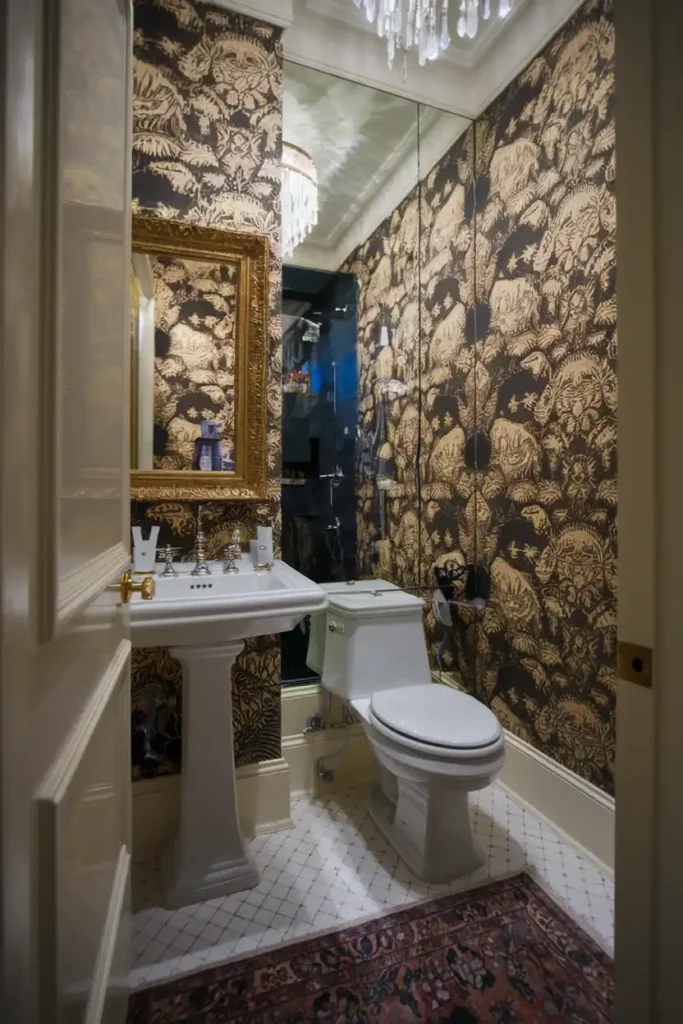 Compact Yet Luxurious Powder Rooms