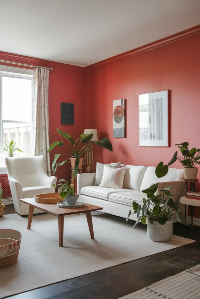 Coral by Benjamin Moore-best paint colors for living room