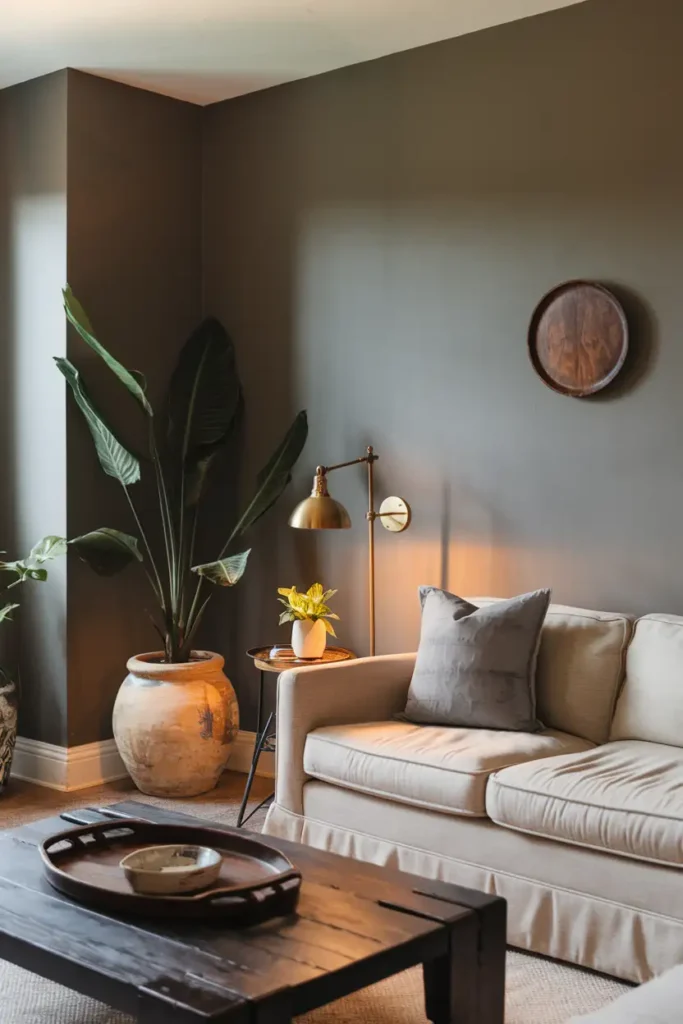 Dorian Gray (Sherwin-Williams)-best gray paint colors for living room