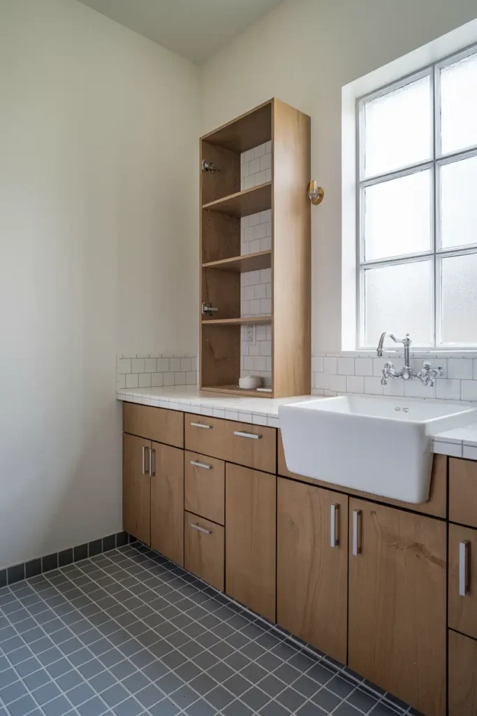 Handle-Free Cabinets for Minimalist Perfection-modern bathroom cabinet ideas