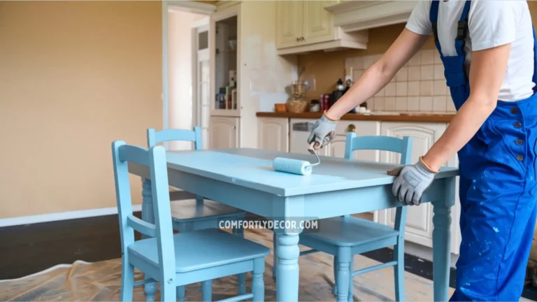 How to Paint Kitchen Table And Chairs