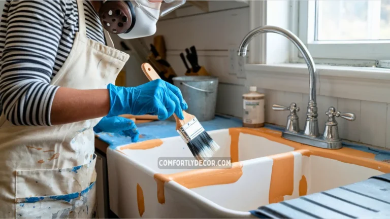 How to Paint a Kitchen Sink